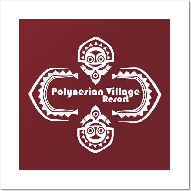 Polynesian Village Resort Logo Wall Art by Lunamis